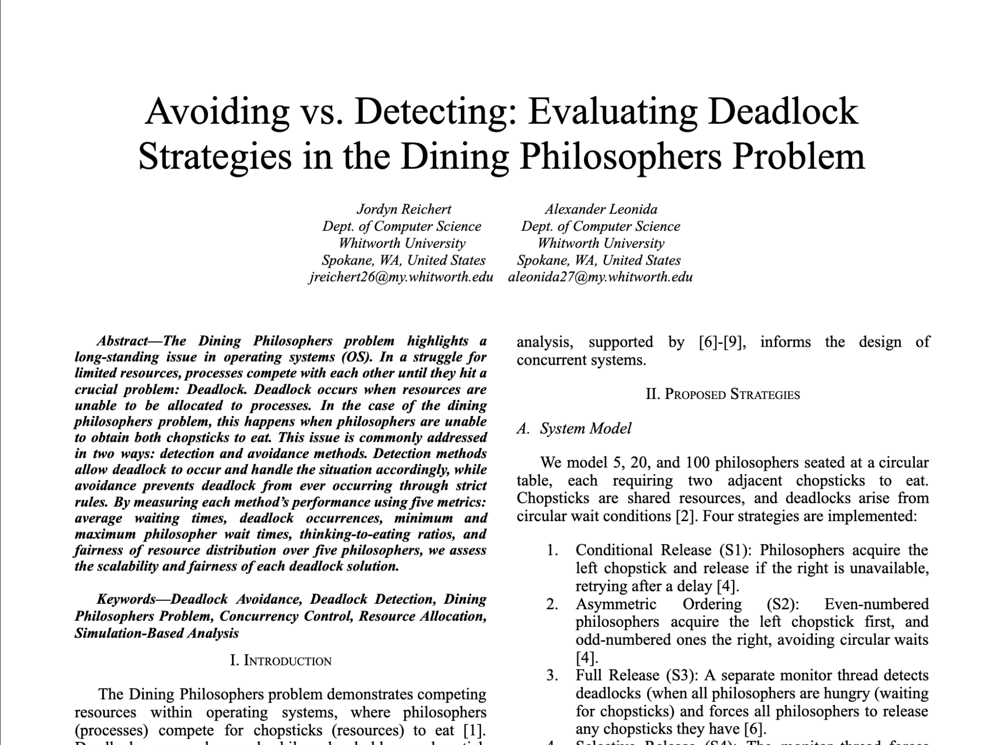 Deadlocks Avoidance vs Detection